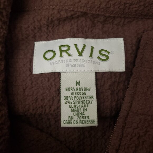 NWOT Orvis Medium Lightweight Full Zip Jacket Rayon Crepe Textured Bungee Waist - Picture 12 of 12
